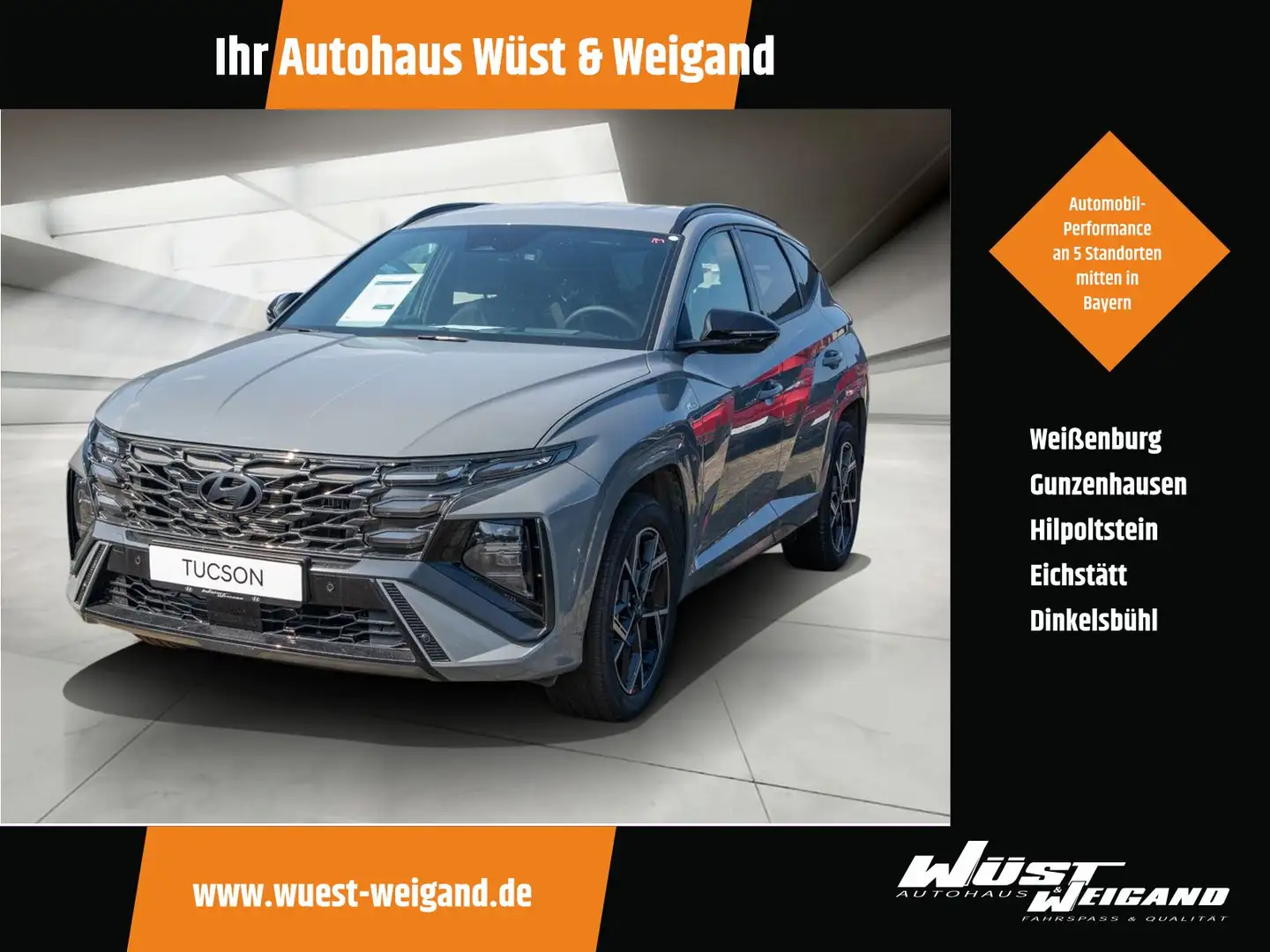 Hyundai TUCSON Tucson 1.6 GDI-T HEV N-Line 215PS 2WD ,Assi Gris - 1