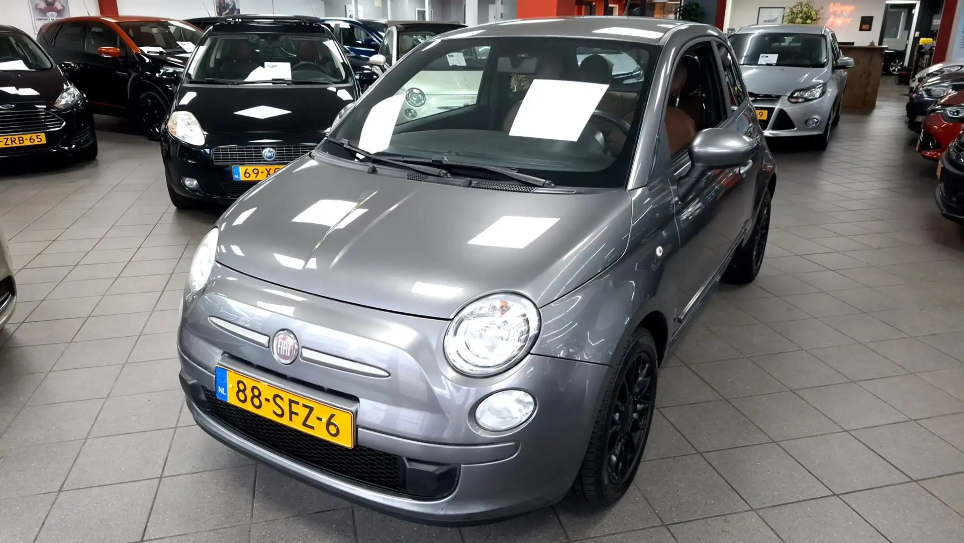 Fiat 500 0.9 TwinAir Grijs - 1