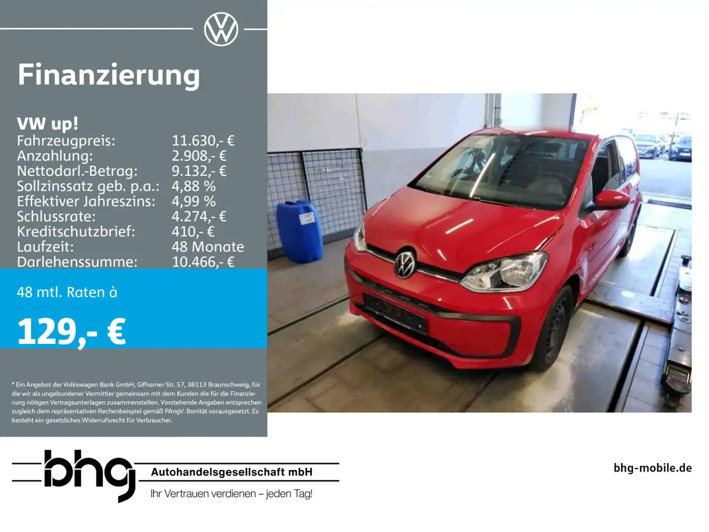 Volkswagen up! United Rood - 1