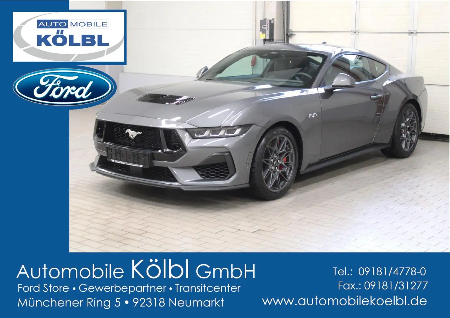 Ford Mustang GT Fastback V8, MAGNE RIDE/LED/SYNC4 Gris - 1