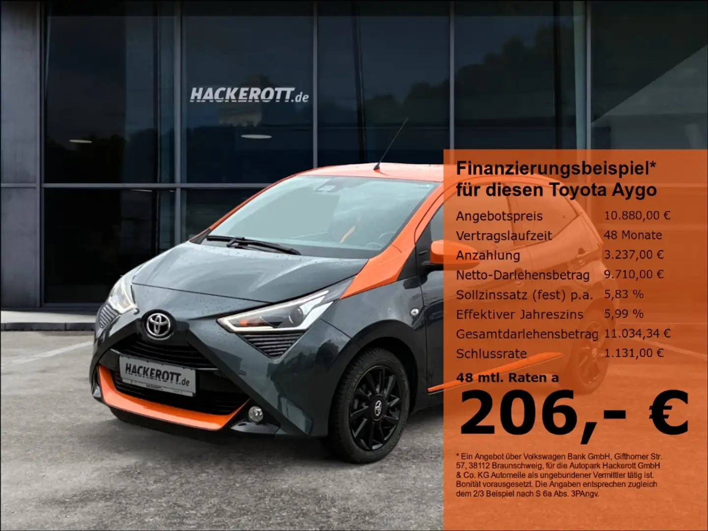 Toyota Aygo x-JBL 1.0 Rückfahrkamera Bluetooth Klima Grigio - 1