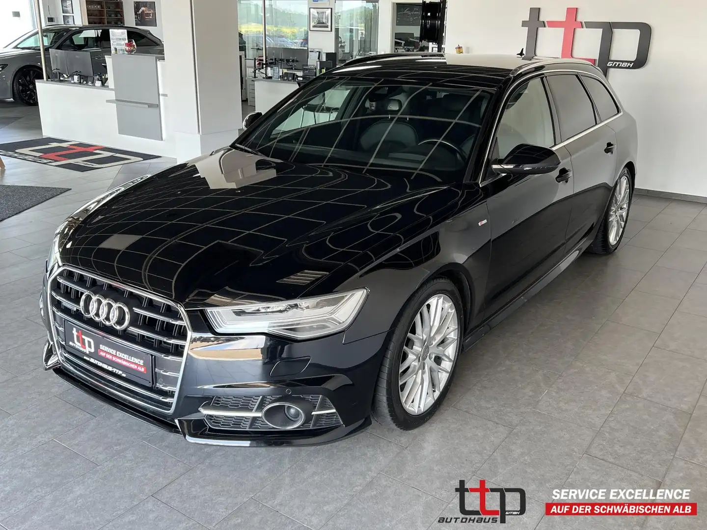Audi A6 3.0 TDI Avant S-line quattro LEDER AHK HeadUP Schwarz - 1