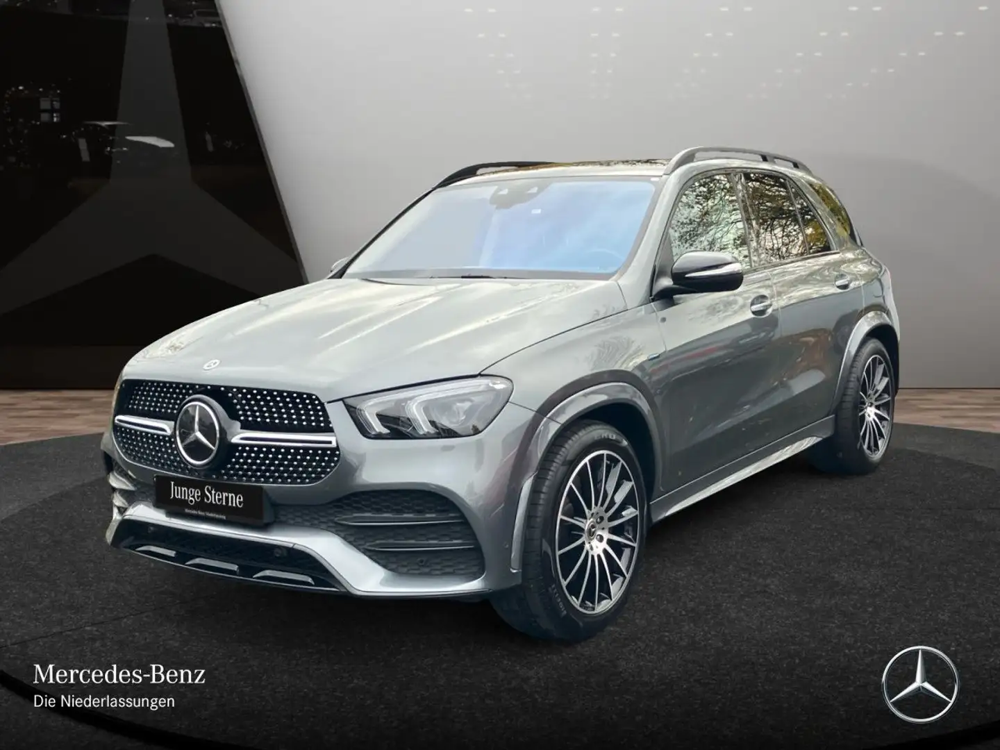 Mercedes-Benz GLE 350 e 4M AMG+NIGHT+PANO+360+LED+FAHRASS+21"+9G Grau - 2