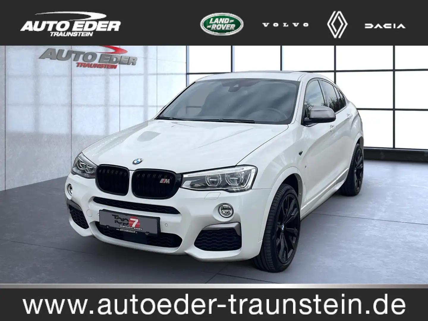 BMW X4 M 40 i Sportpaket Bluetooth HUD Navi LED Klima Blanc - 1