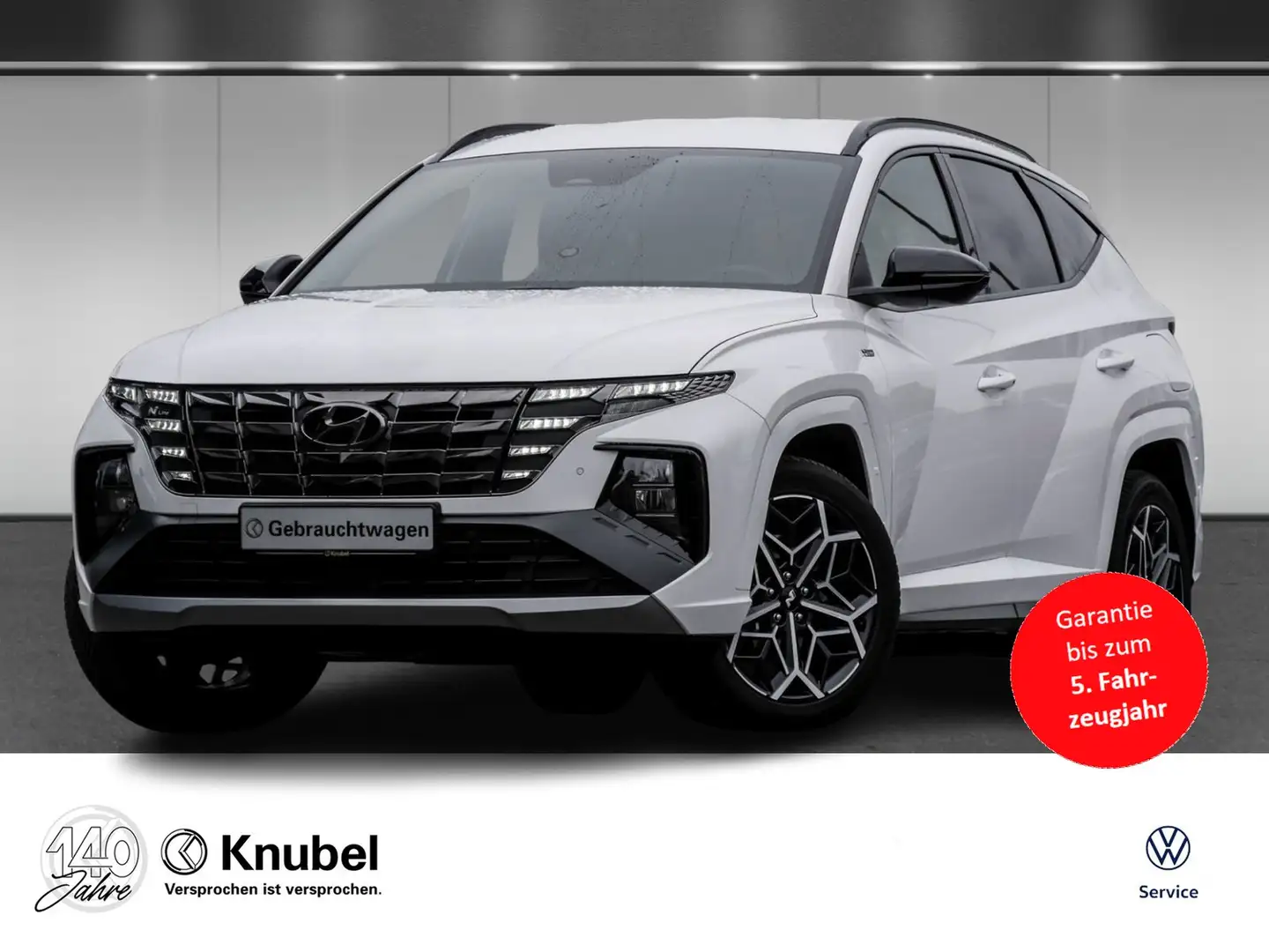 Hyundai TUCSON N Line Hybrid 4WD LED Navi AHK KRELL 19" Weiß - 1