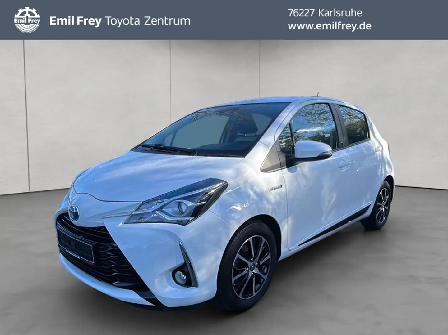 Toyota Yaris Hybrid 1.5 VVT-i Team D Zentral, Klima Blanco - 1