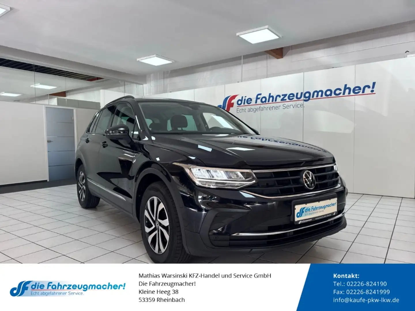 Volkswagen Tiguan Life 1.5 TSI BMT Start-Stopp EU6d AHK-klappbar Nav Nero - 1