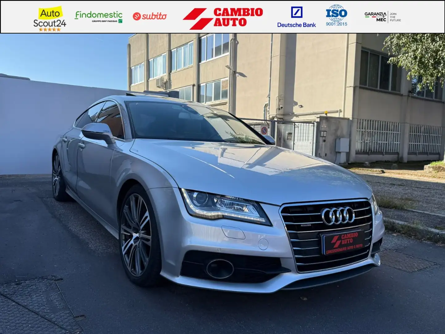 Audi A7 Sportback 3.0 V6 tdi quattro s-tronic Gris - 1