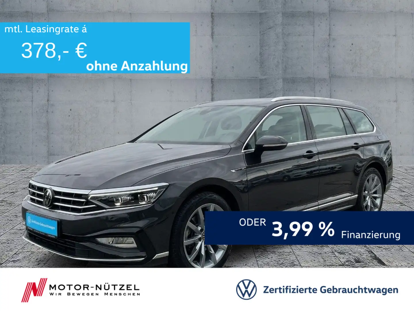 Volkswagen Passat Variant 2.0 TDI DSG R-LINE 5JG+IQ+NAV+AHK Grigio - 1