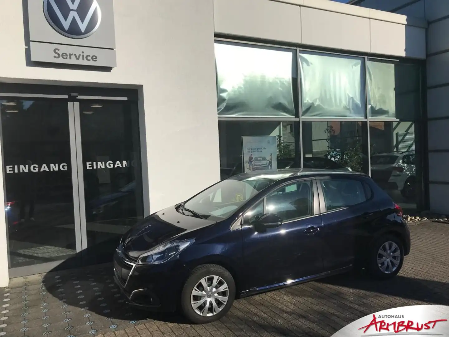 Peugeot 208 61KW 5 Gang Schaltwagen Euro 6 Bluetooth Klima Blau - 2