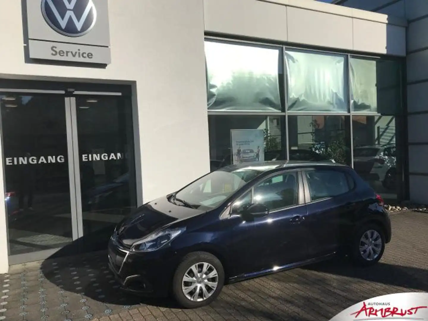 Peugeot 208 61KW 5 Gang Schaltwagen Euro 6 Bluetooth Klima Blu/Azzurro - 2