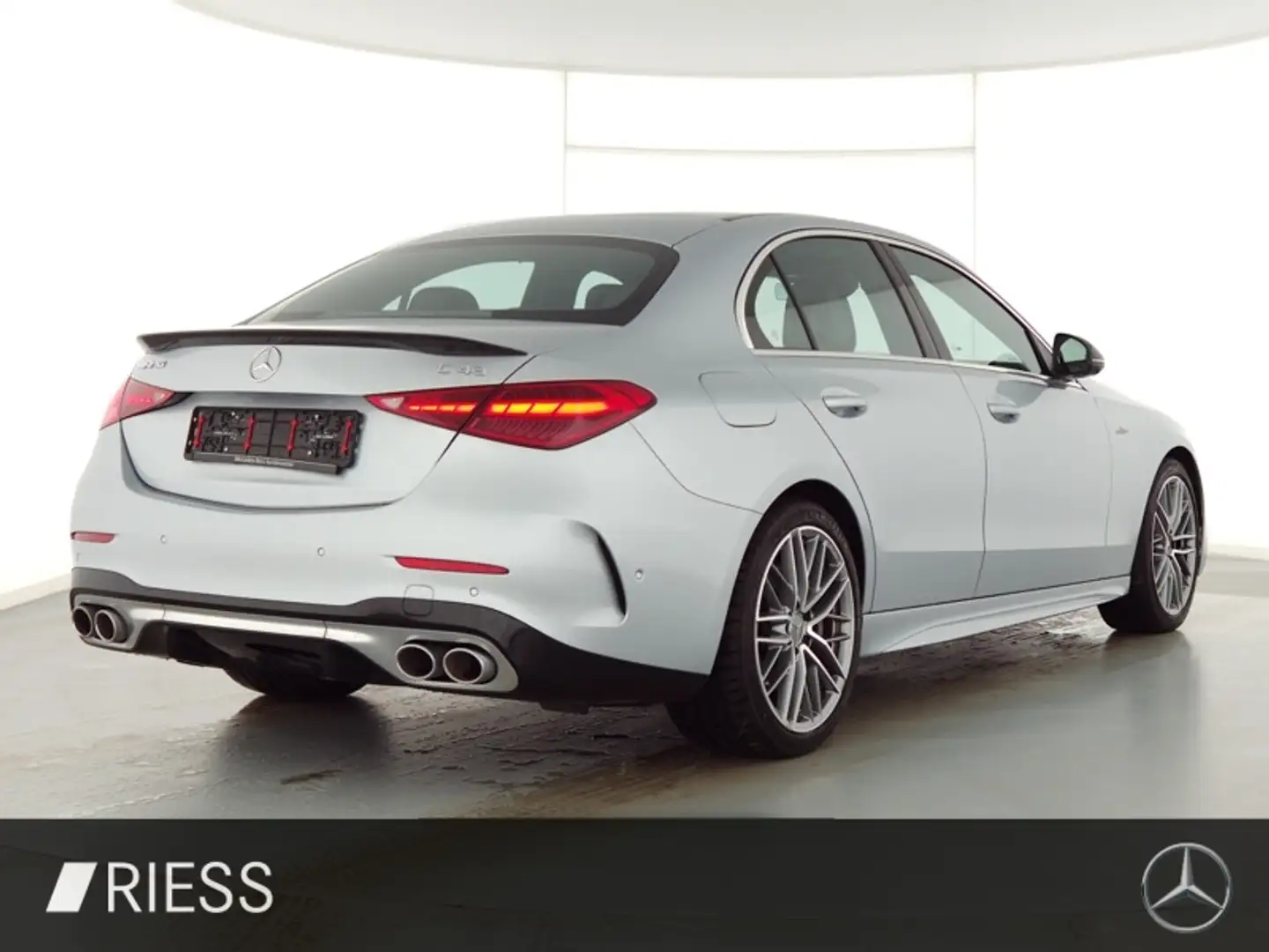 Mercedes-Benz C 43 AMG 4M Distr Schiebe AHK Sound Ambi 360 19" Silber - 2