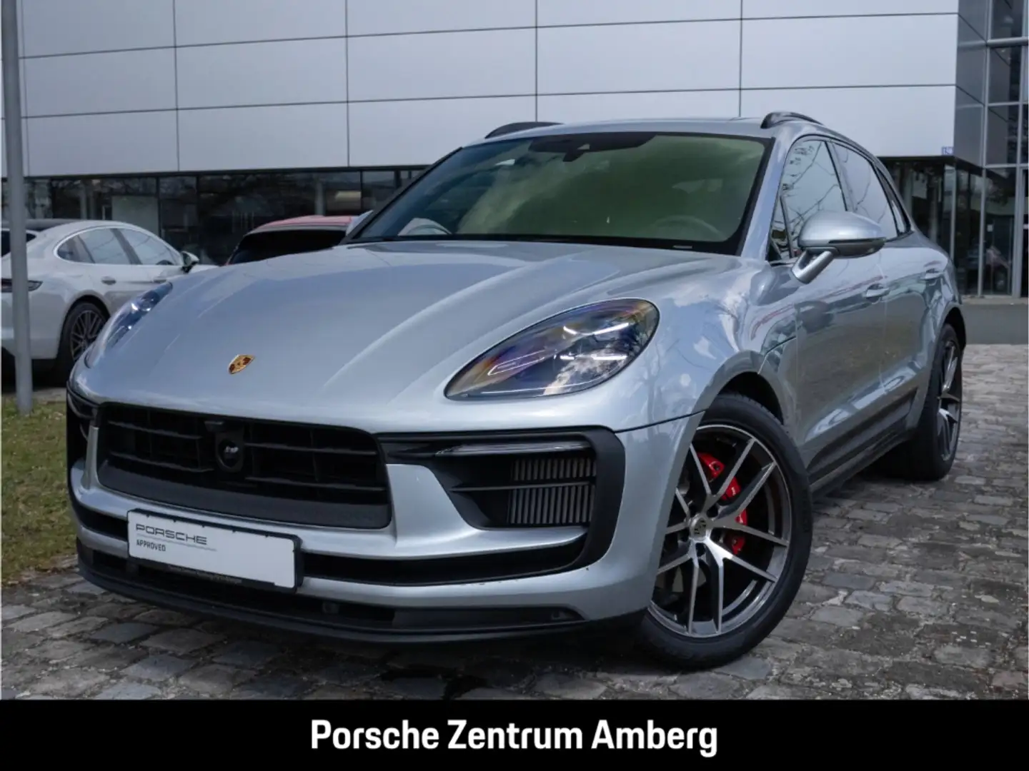 Porsche Macan S AHK Luftfeder Panorama LED PDLS+ 360°Kamera Argento - 1