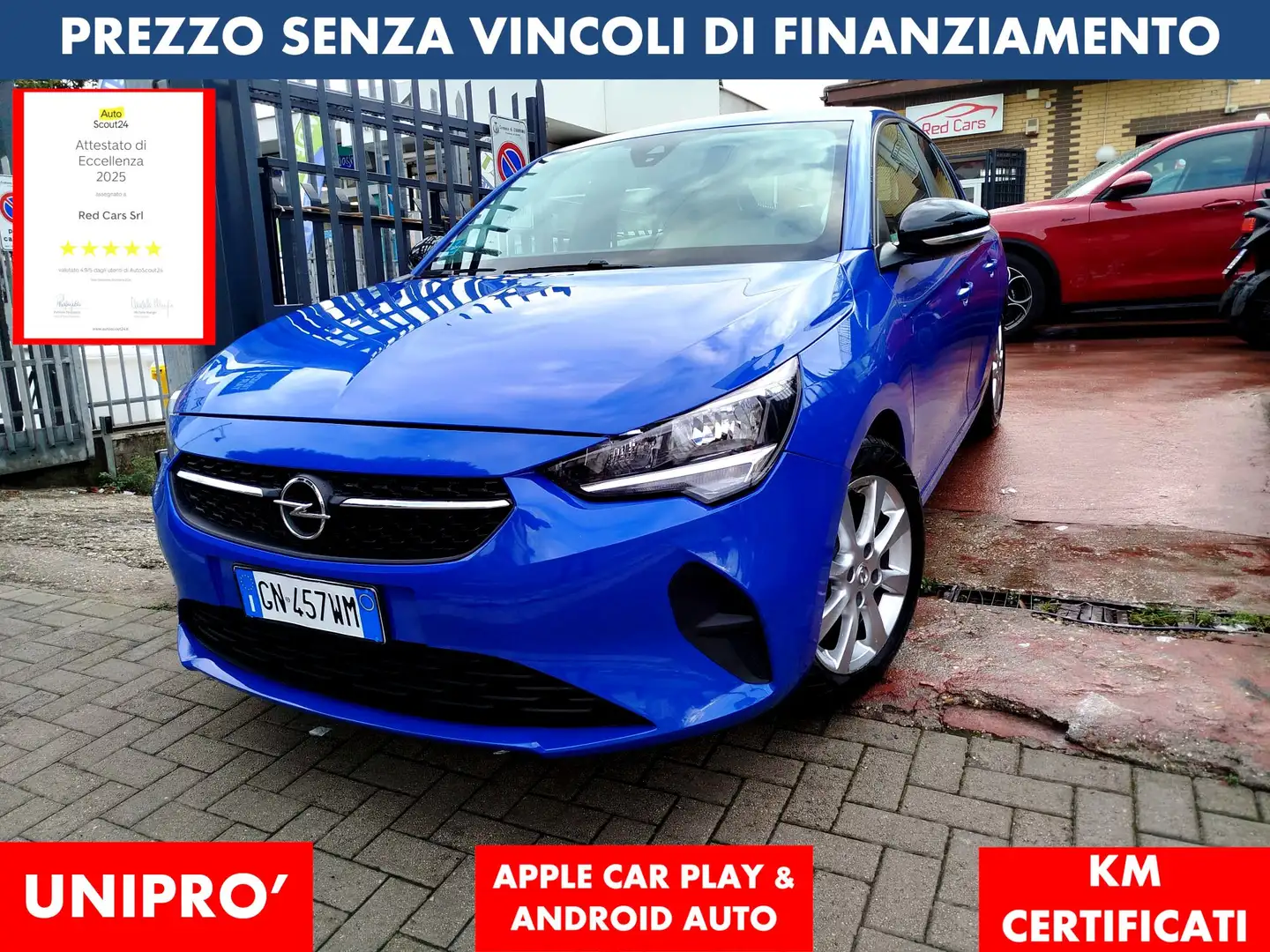 Opel Corsa 1.2 75cv *PREZZO VERO* UNIPRO KM CERTI NEOPAT OK - 1