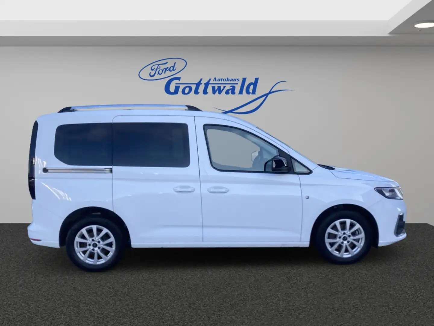 Ford Tourneo Connect Titanium PDC Winterpaket DAB Tempomat Klimaanl. Blanc - 2
