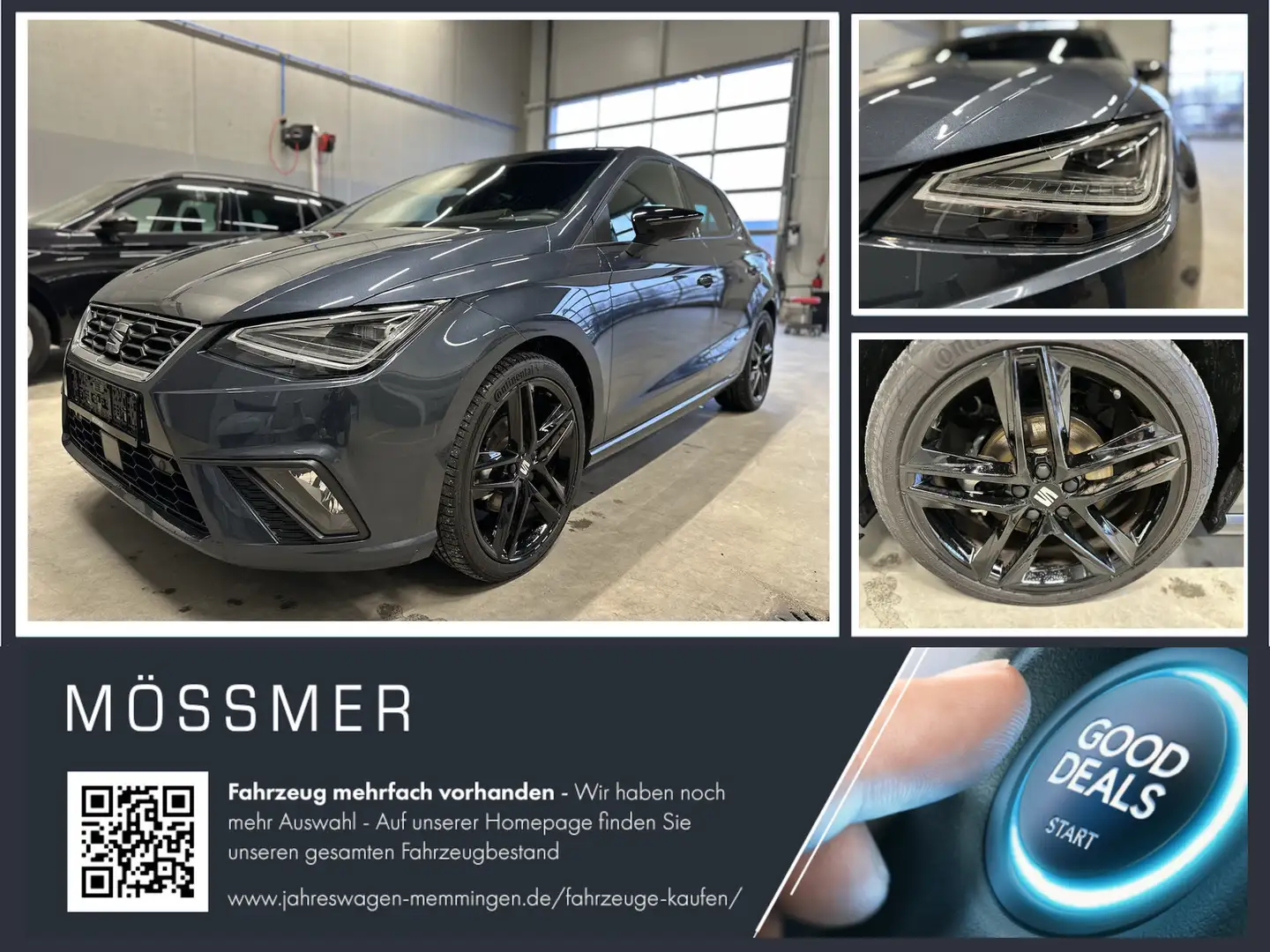 SEAT Ibiza 1,0TSI DSG FR Dinamica Assist XL 18´´ Kam Grau - 1