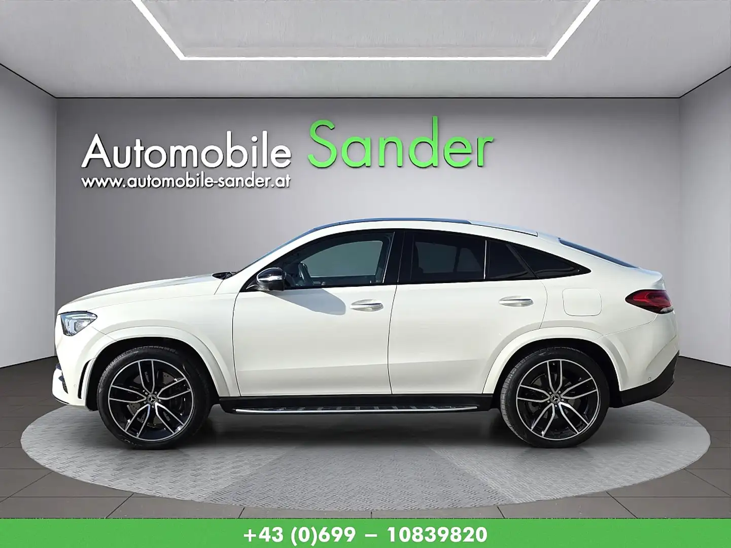 Mercedes-Benz GLE 350 e Coupé PHEV 4MATIC Aut.*AMG/1.BESITZ* Weiß - 2