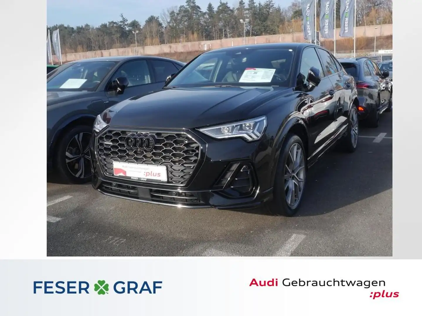 Audi Q3 Sportback 40 TFSI qu S Line Int Navi,Leder Schwarz - 1