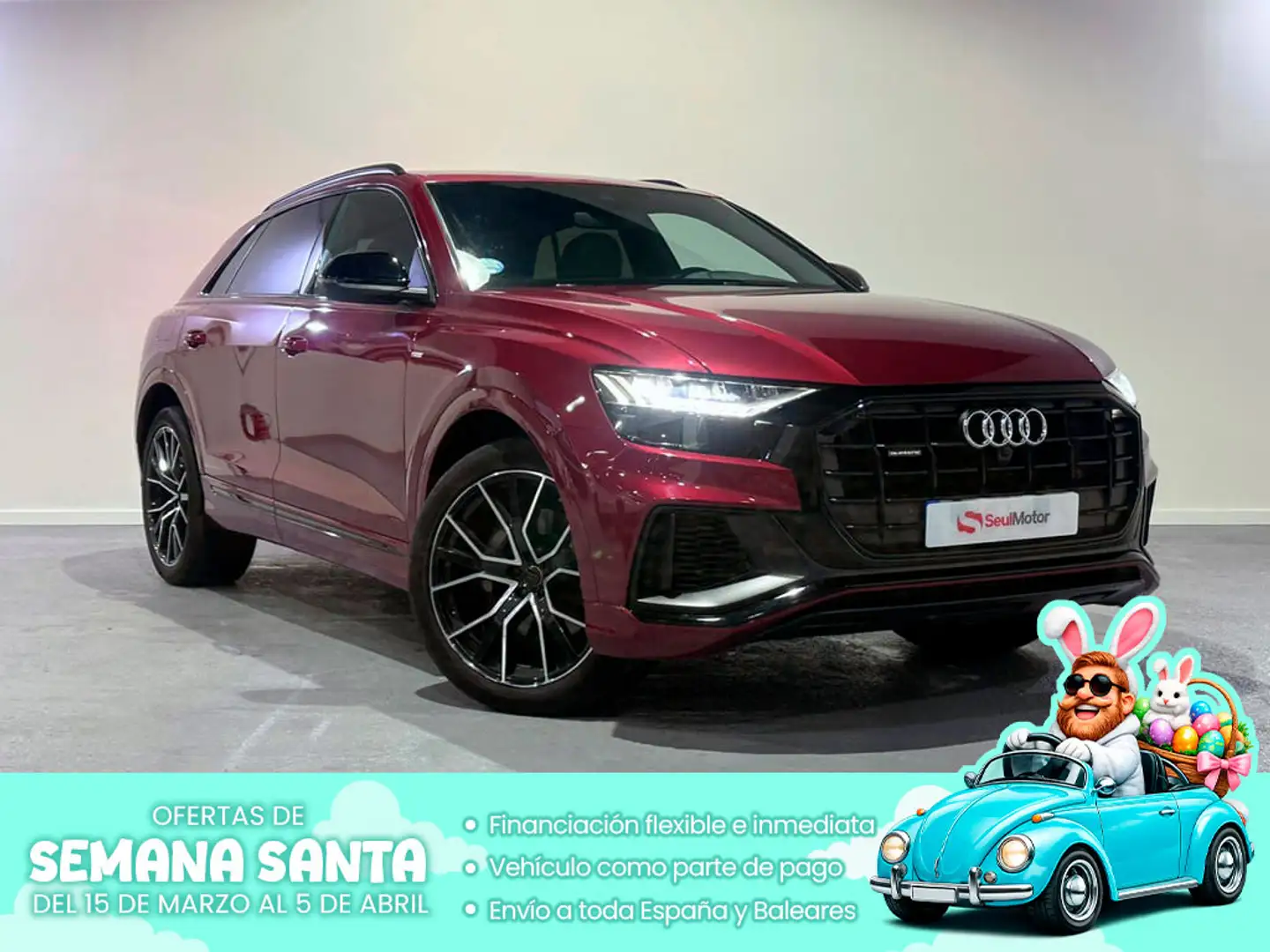 Audi Q8 45 TDI Black line quattro tiptronic Burdeos - 1
