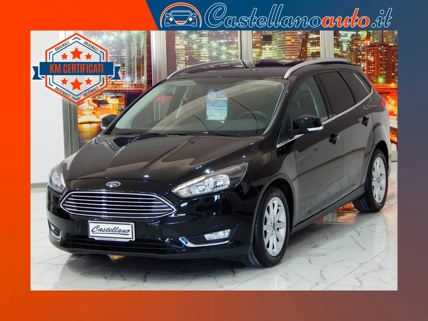 Ford Focus SW 1.5 TDCI Titanium S&S NAVI-PARK-KAMERA-LED Nero - 1