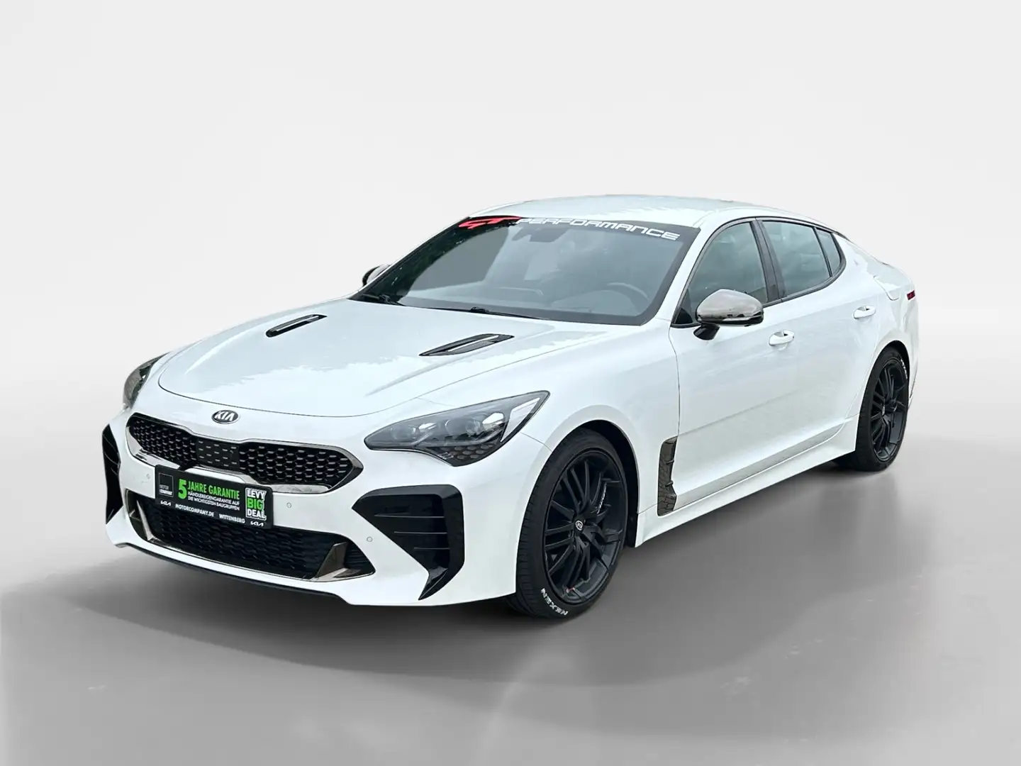 Kia Stinger 2.0 T-GDI GT-Line +Automatik+Navi+R.Kam++ Blanc - 2