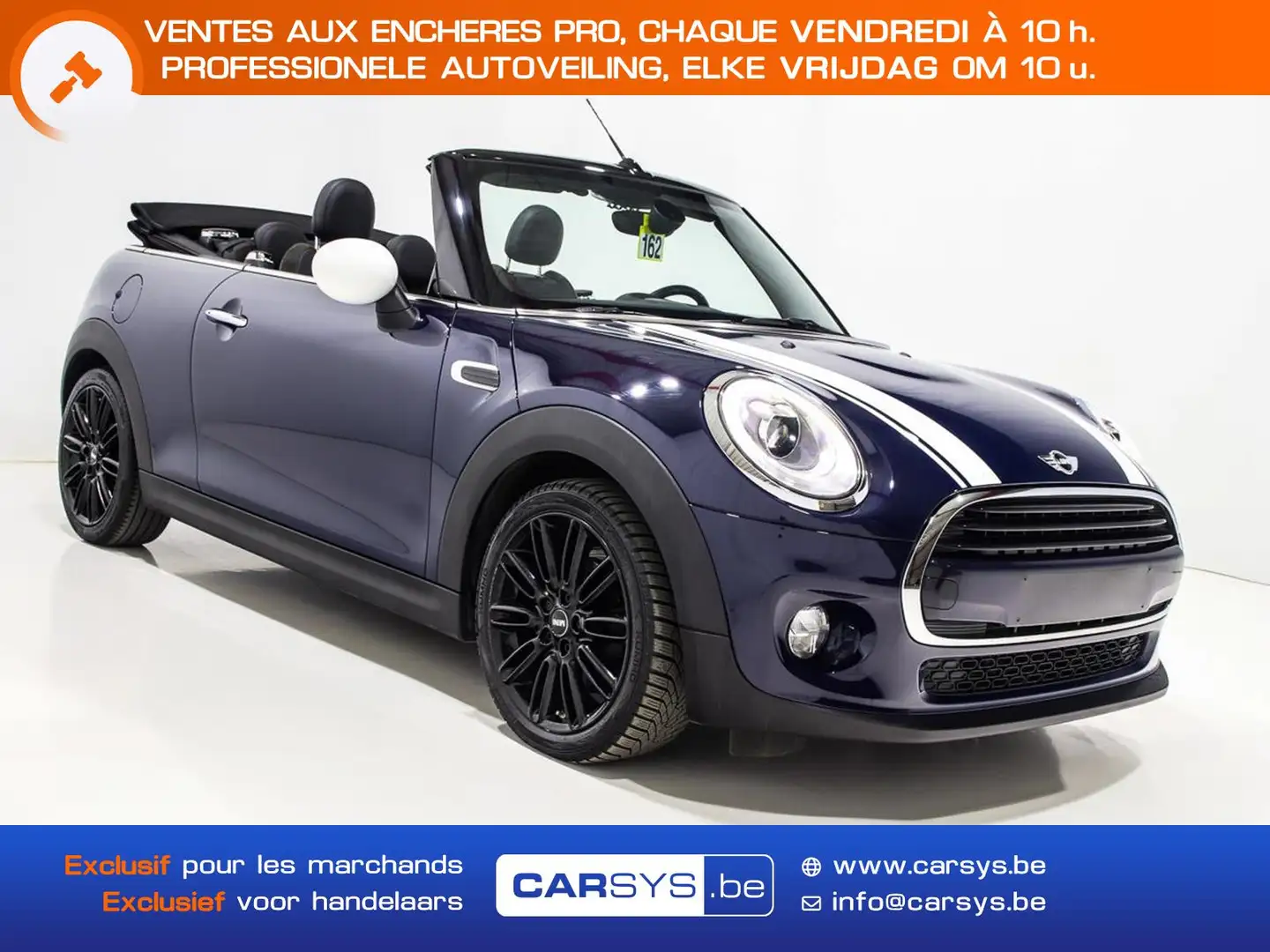MINI Cooper CABRIO - 136 CUIR - LED - GPS - 17 Bleu - 1