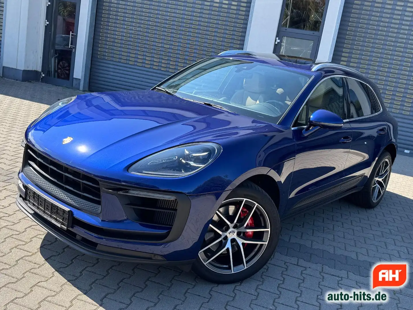 Porsche Macan S Panodach 20 Zoll Sitzbelüft. Service neu Blau - 2