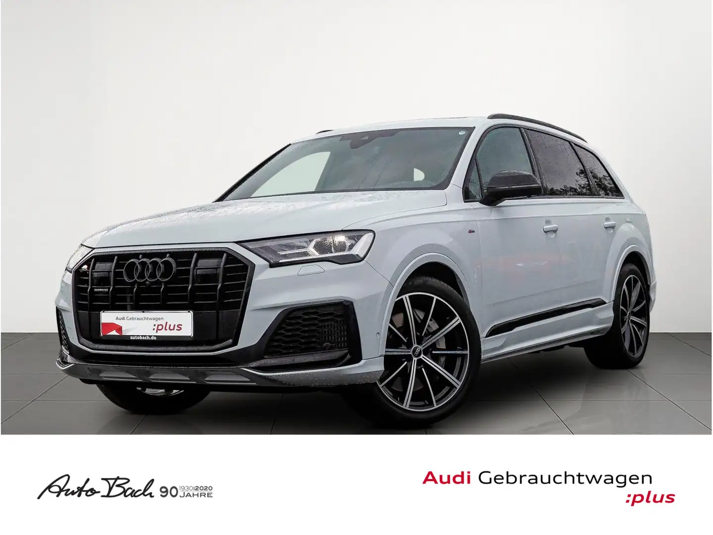 Audi Q7 S line 55TFSI e Navi LED Pano AIR B&O ACC AHK Weiß - 1