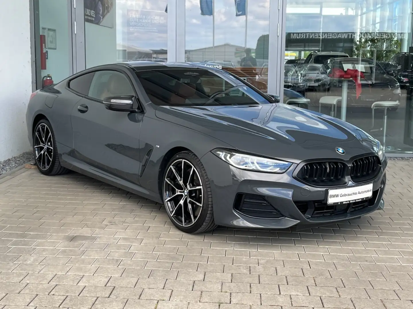 BMW 840 d xDrive Coupé St.Heiz.Park+.Laser.M Sportp. Grijs - 2