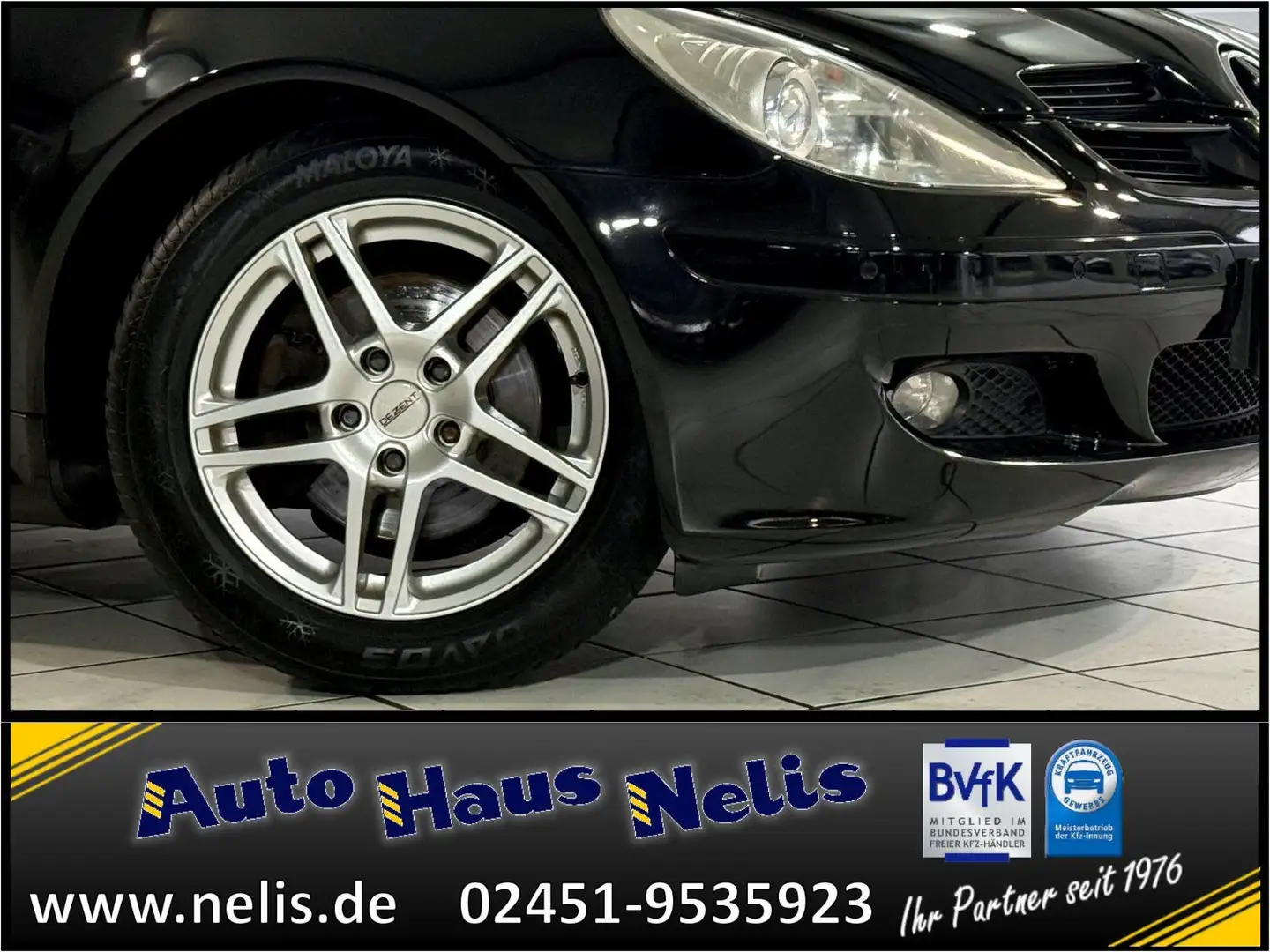 Mercedes-Benz SLK 200 Kompr. Roadster LPG-Gasanlage Sitzheizun Negro - 2