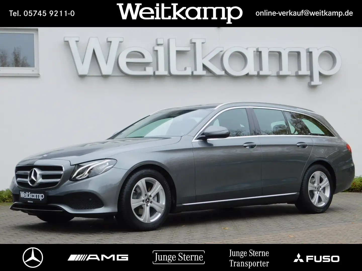 Mercedes-Benz E 200 E 200 T Avantgarde+LED+Navi+Kamera+el.Klappe Klima Gris - 1