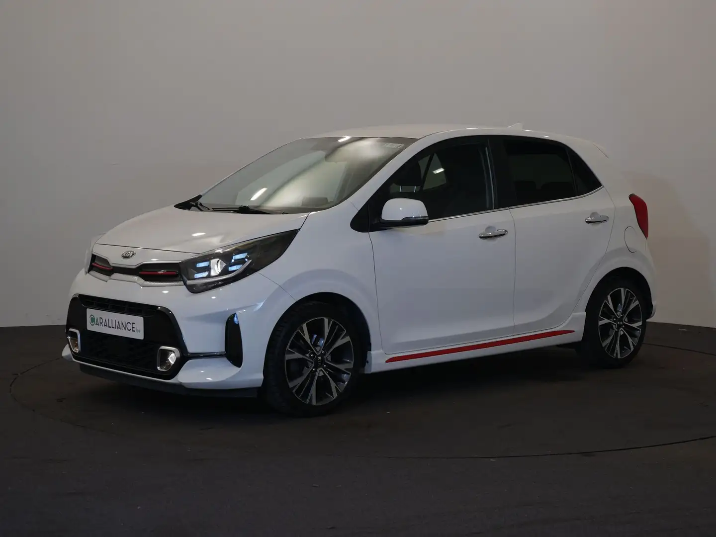 Kia Picanto GT Line 1.0 1.0ISG|NAVI|CLIM|CAM|ja16"|PDC| Wit - 1