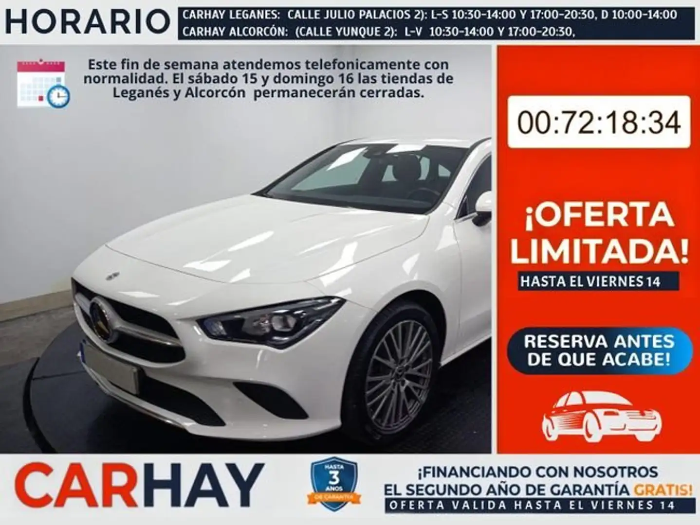Mercedes-Benz CLA 250 e Shooting Brake Blanco - 1