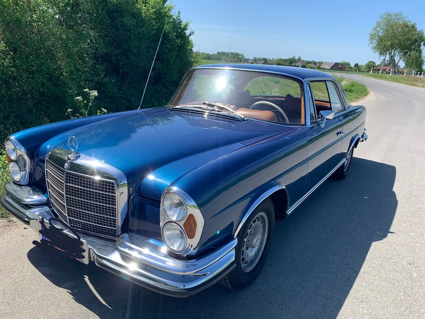 Mercedes-Benz 280 280 SE 3,5 Coupé W111 Dt. Ez. Flachk. Blau - 1