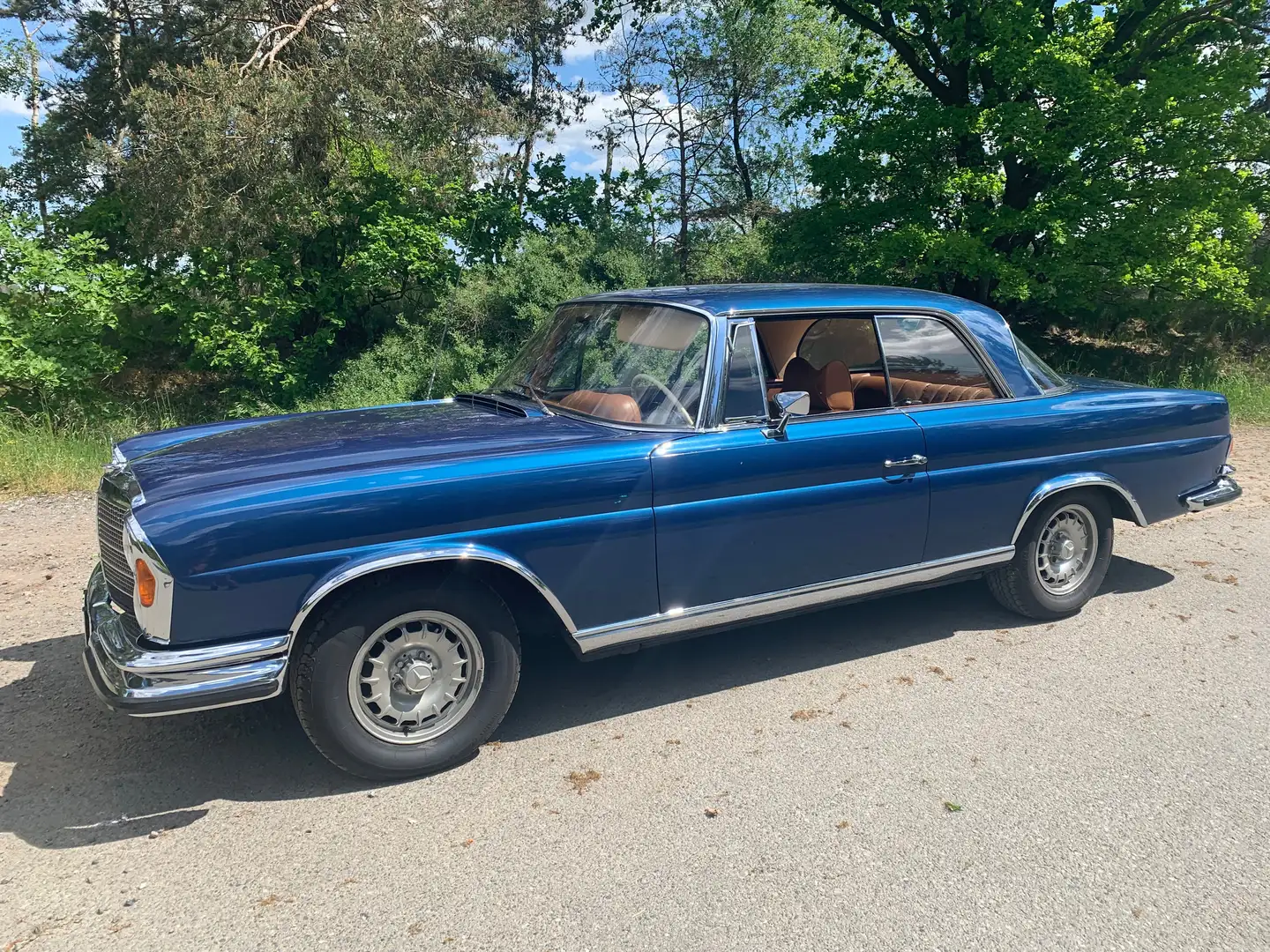 Mercedes-Benz 280 280 SE 3,5 Coupé W111 Dt. Ez. Flachk. Albastru - 1