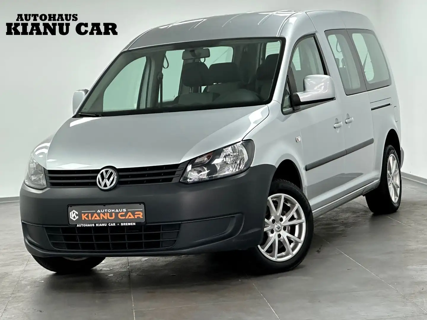 Volkswagen Caddy Maxi Trendline.7SITZER.AHK.KLIMA.PDC.EURO5 Silber - 1