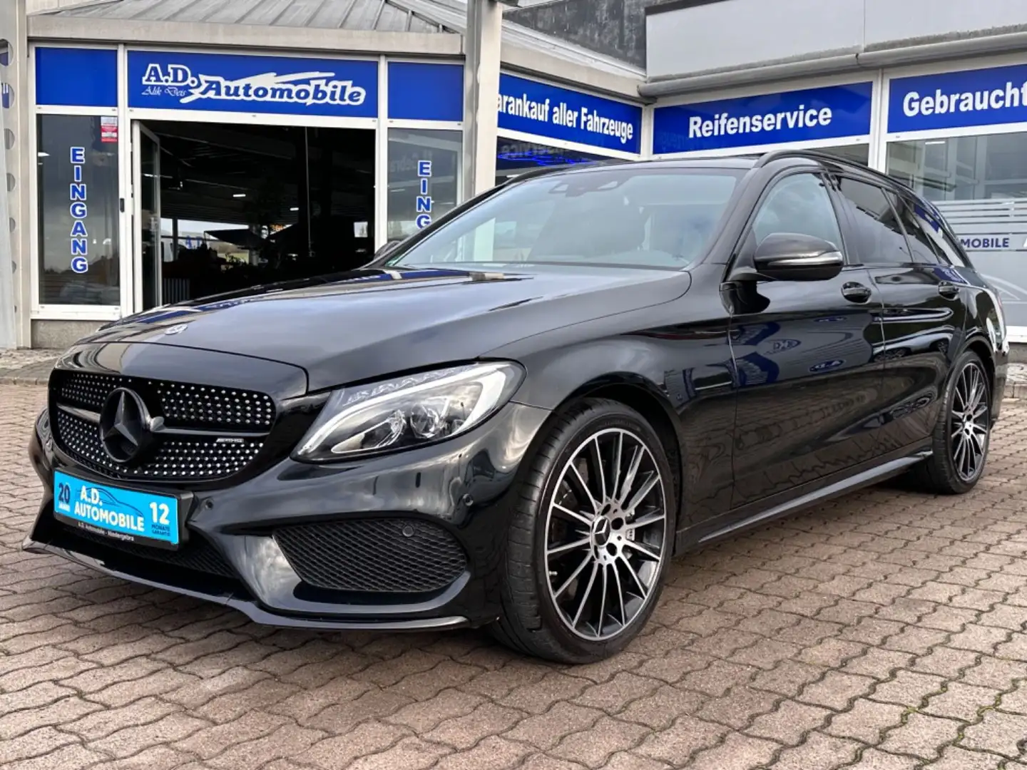 Mercedes-Benz C 43 AMG 4 Matic T Pano/Performance/Head-up Schwarz - 1