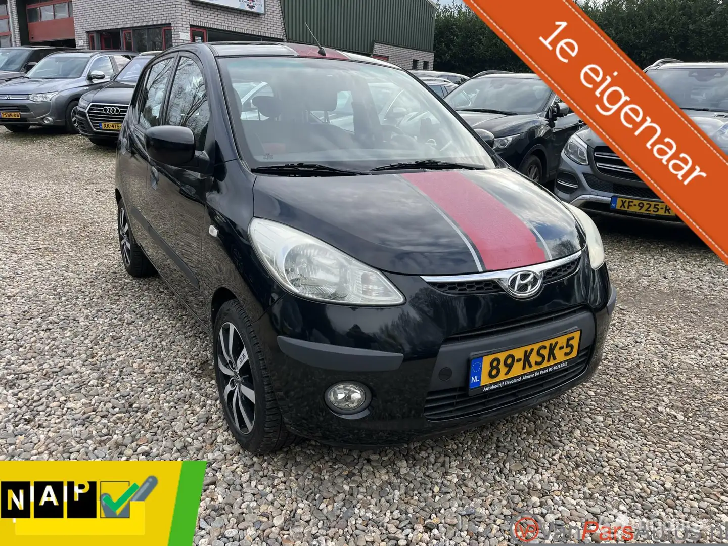 Hyundai i10 1.1 Active Cool,Airco.P.sensoren,1e eigenaar! Noir - 1