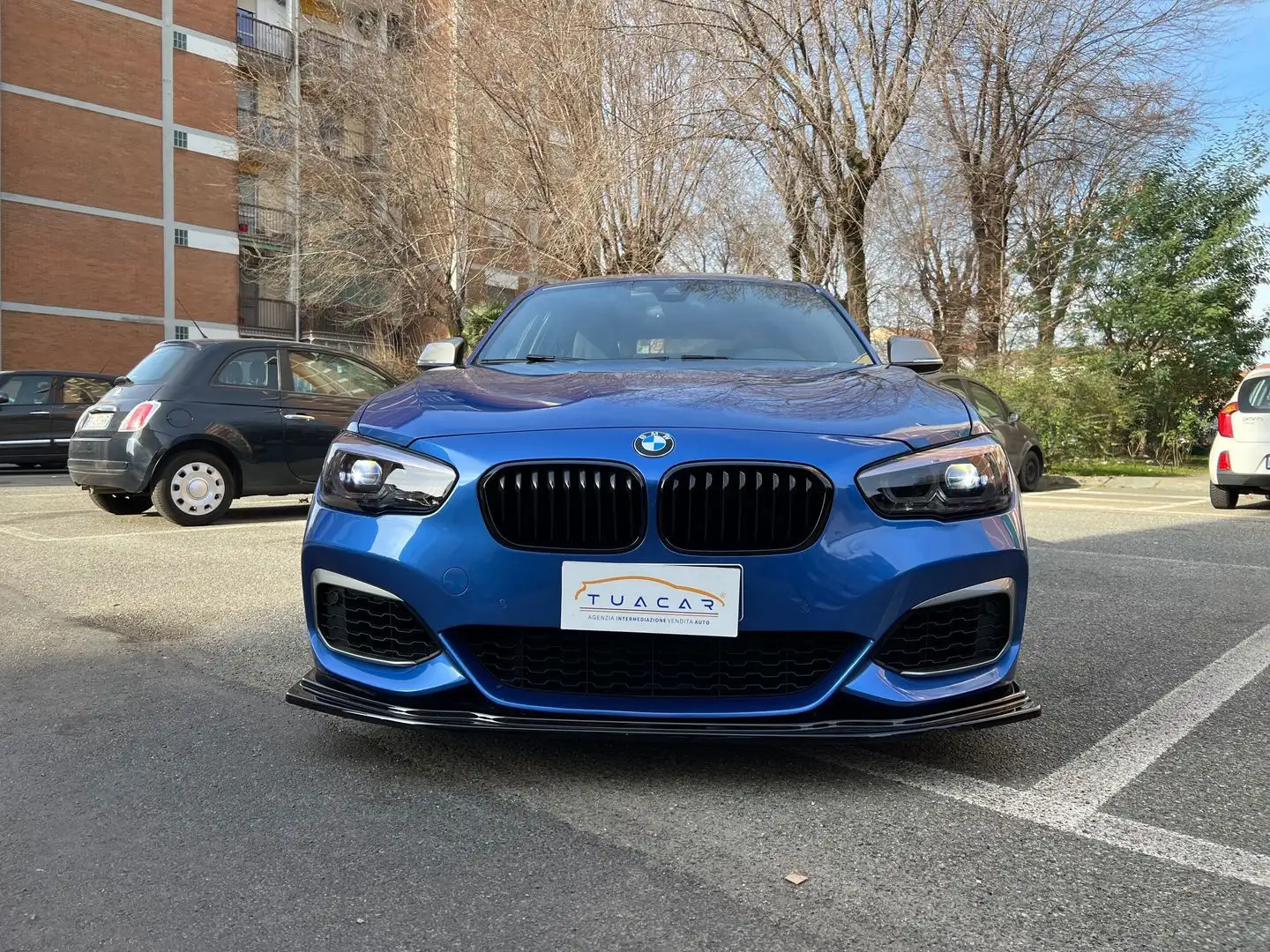 BMW 140 1 series 140 i M Sport Bleu - 2