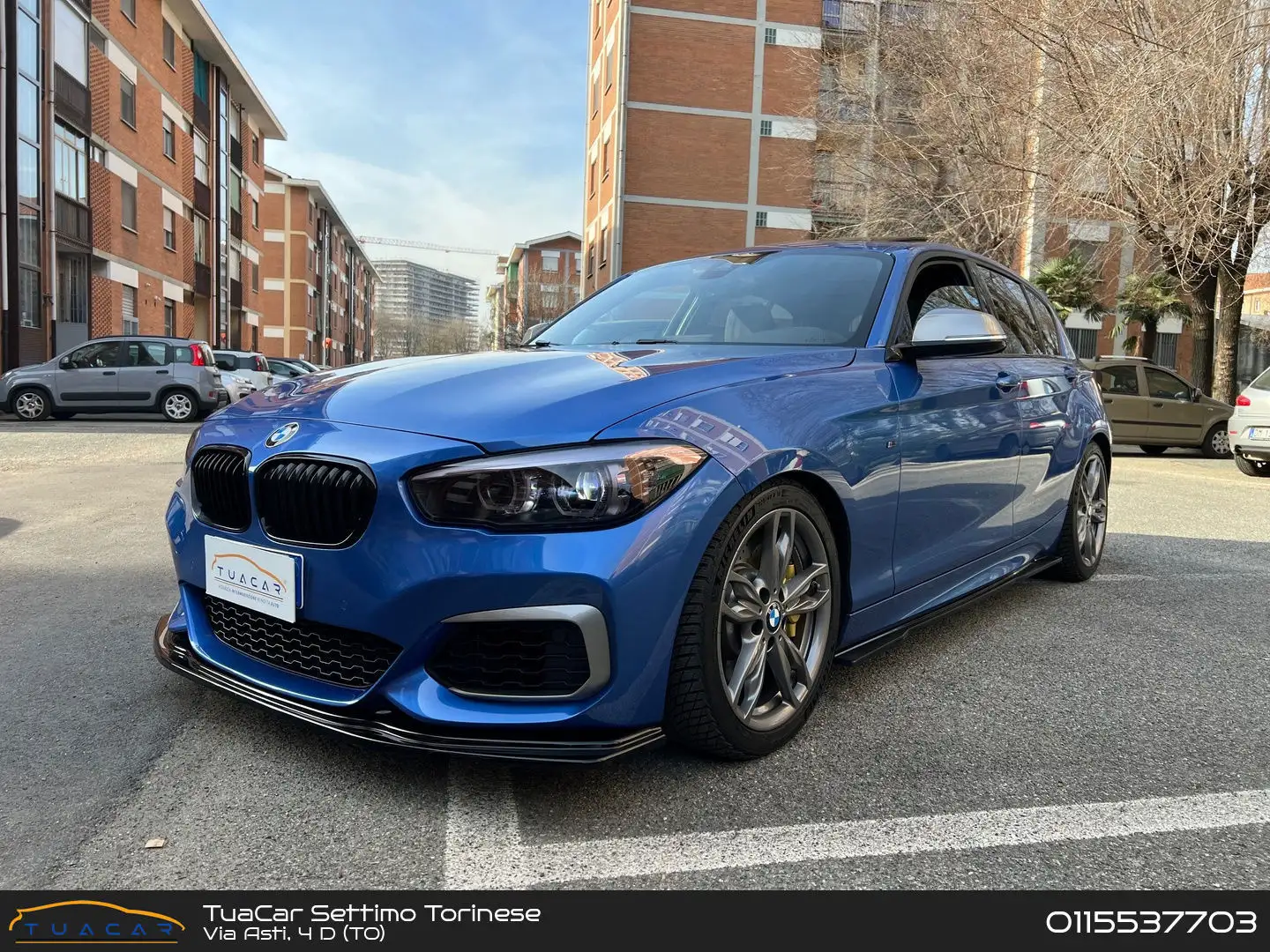 BMW 140 1 series 140 i M Sport Modrá - 1