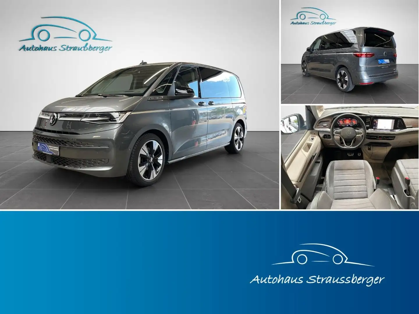 Volkswagen T7 Multivan Multivan KR Style eHybrid 7-S IQ ACC Pano HuD Grau - 1