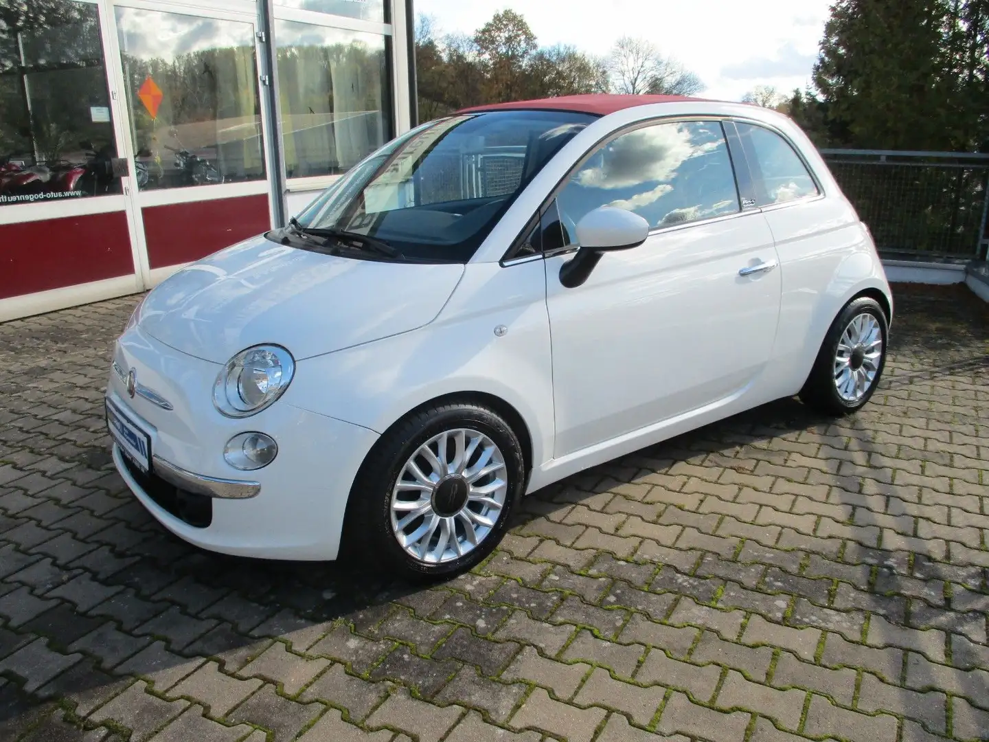 Fiat 500C +Euro6 + Gepflegt+Faltdach/Cabrio Weiß - 2