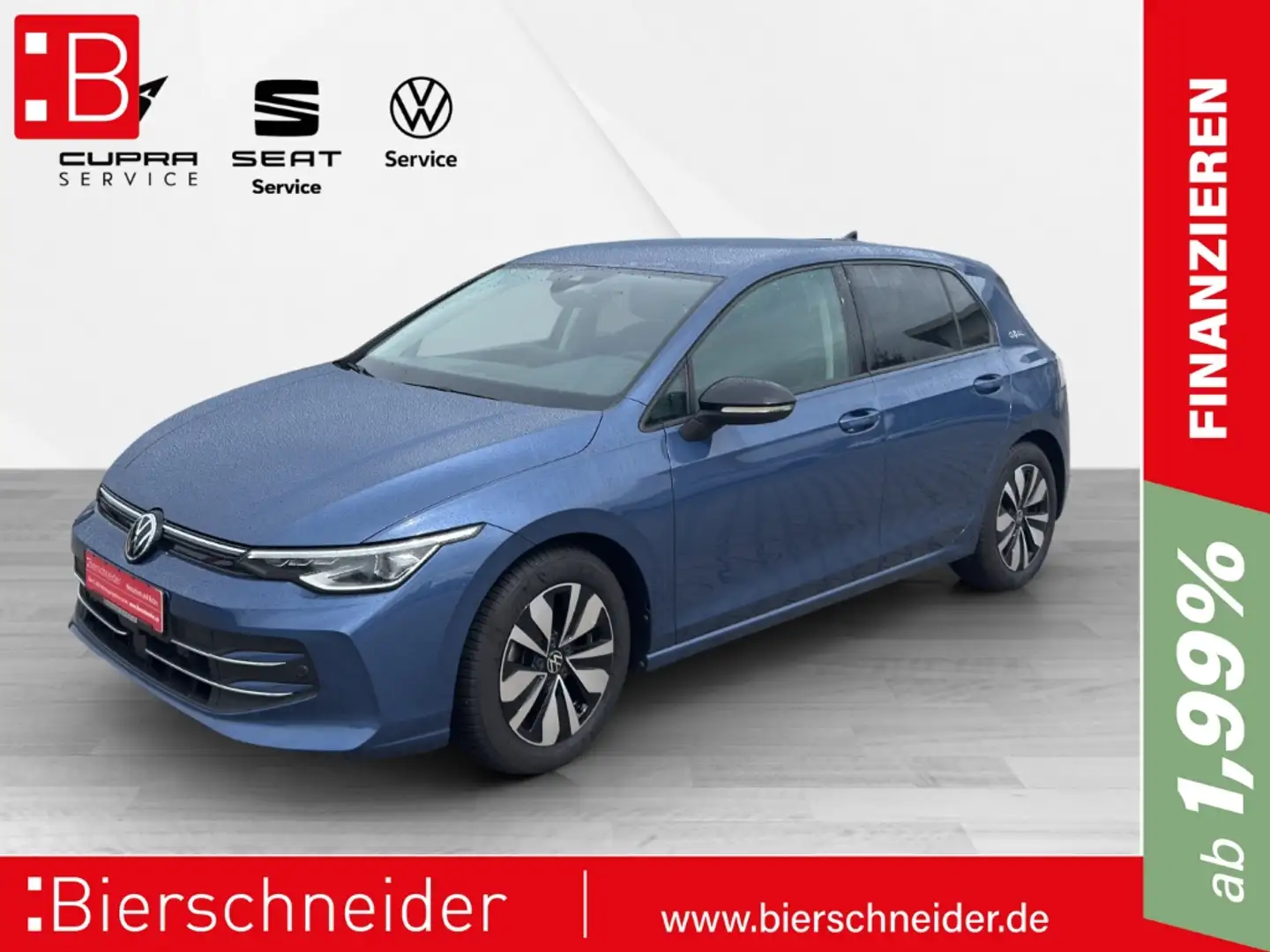 Volkswagen Golf 1.5 TSI Goal IQ-LIGHT DIGITAL COCKPIT PRO AHK NAVI Blauw - 1