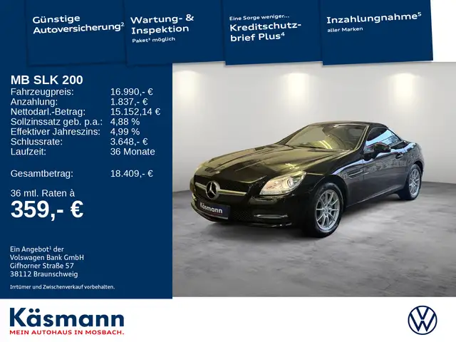 Mercedes-Benz SLK 200 BlueEfficiency SHZ PDC AIRSCARF LEDER