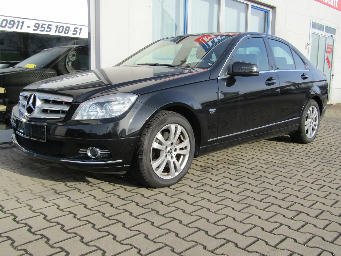 Mercedes-Benz C 180 C 180 CGI BE, Allwetterbereifung, Steuerkette neu Schwarz - 1