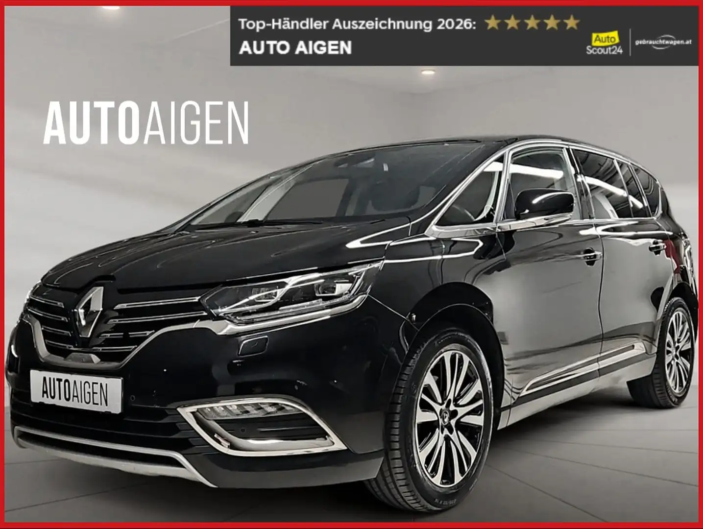 Renault Espace * INITIALE PARIS * 7-SITZER * 1-BESITZ * HEAD-UP * Schwarz - 1