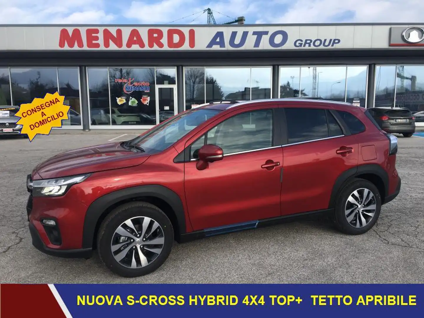 Suzuki S-Cross 1.4 Hybrid 4WD AllGrip Top+ 4X4 IBRIDA NUOVA KM0 Rosso - 1