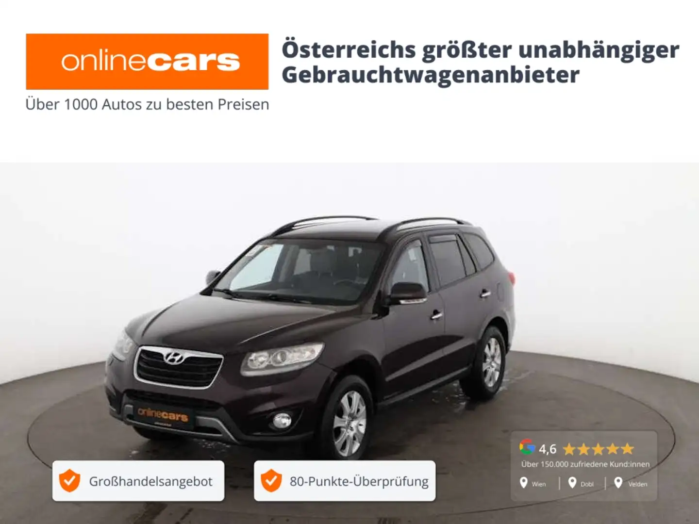 Hyundai SANTA FE 2.2 CRDi Premium Aut XENON LEDER NAVI Piros - 1