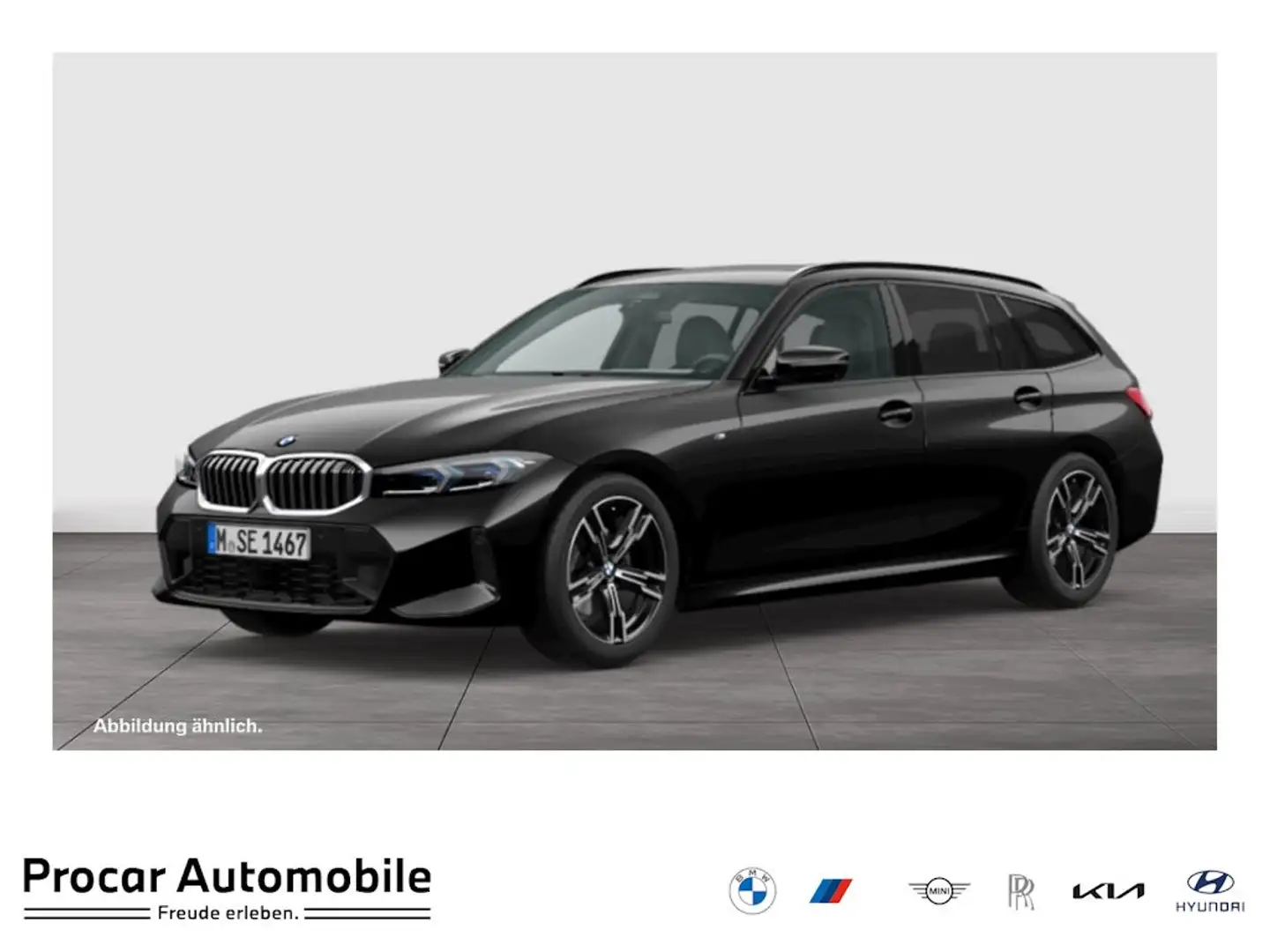 BMW 320 i Touring M Sport AHK DA PA+ ACC 18" Noir - 1