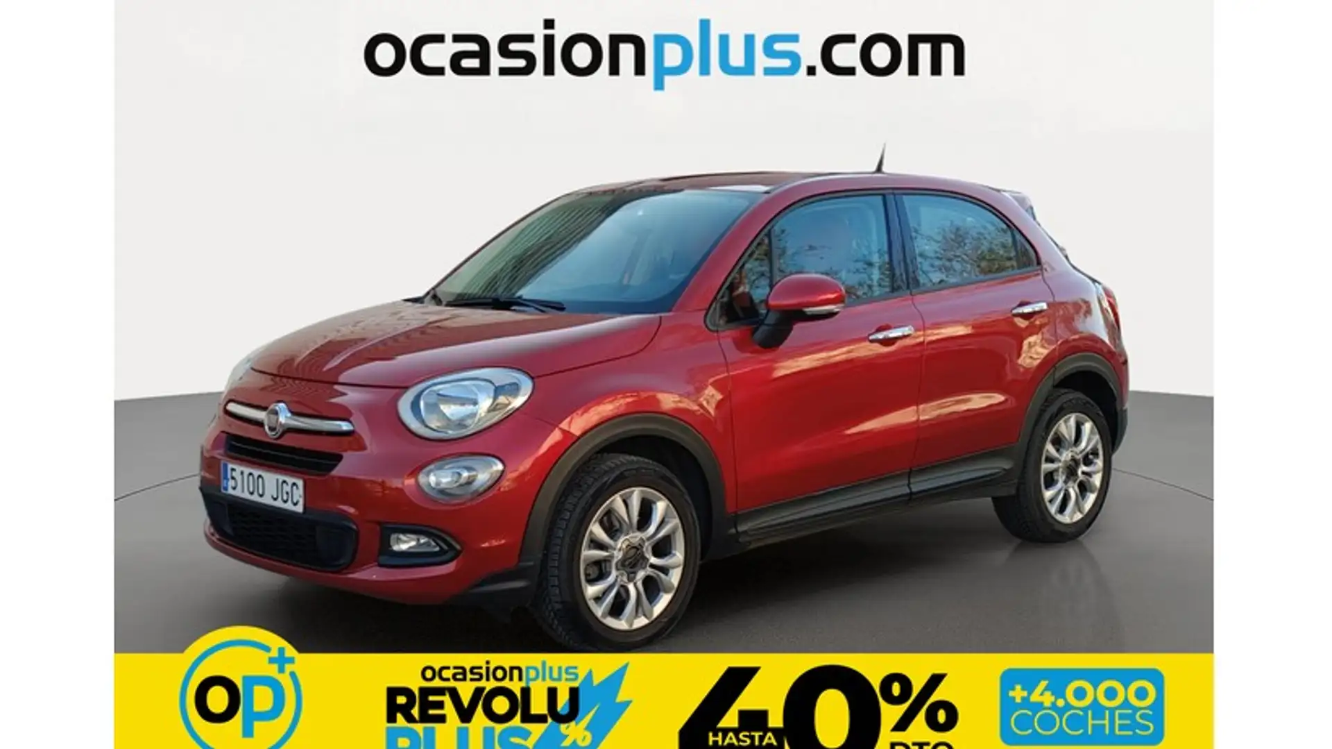 Fiat 500X 1.6 E-Torq Pop Star 4x2 Rojo - 1